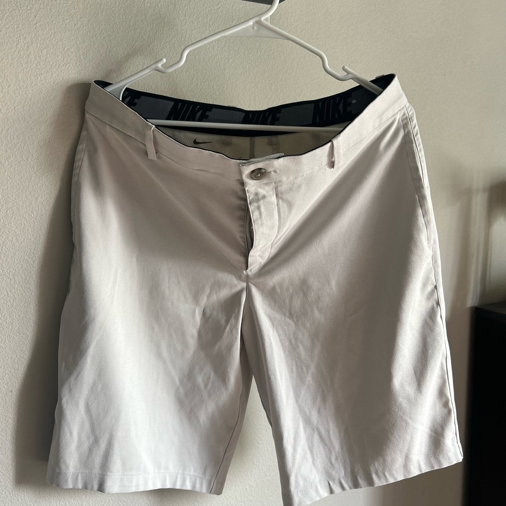 Nike Men's Light Gray Golf Shorts